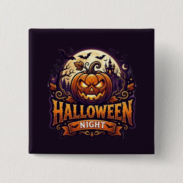 Halloween Night Button (Front)