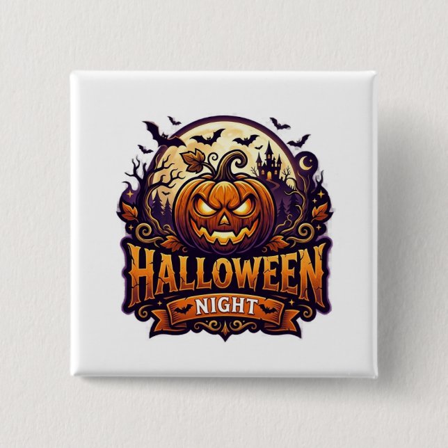 Halloween Night Button (Front)