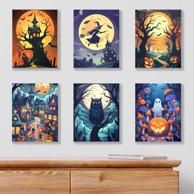 Halloween Night Collection Foam Core Photo Tile (Dresser)