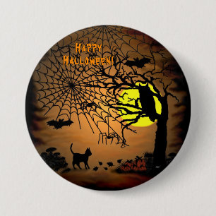 Halloween Night , Happy Halloween ! Button