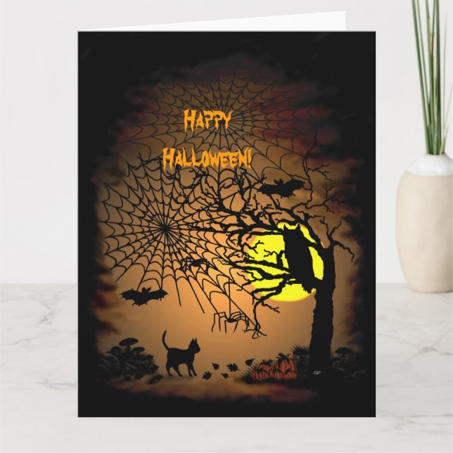 Halloween Night , Happy Halloween! Card (Front)