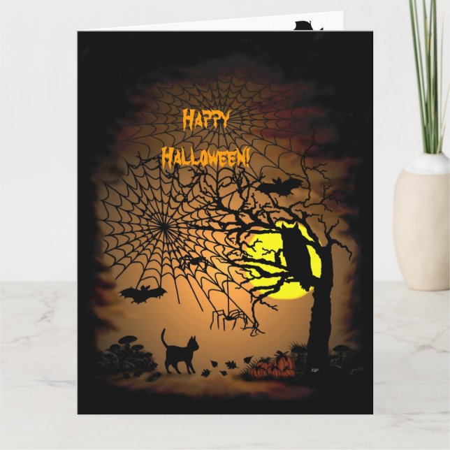 Halloween Night , Happy Halloween! Card (Front)
