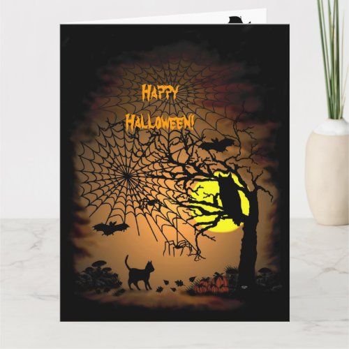 Halloween Night  Happy Halloween Card