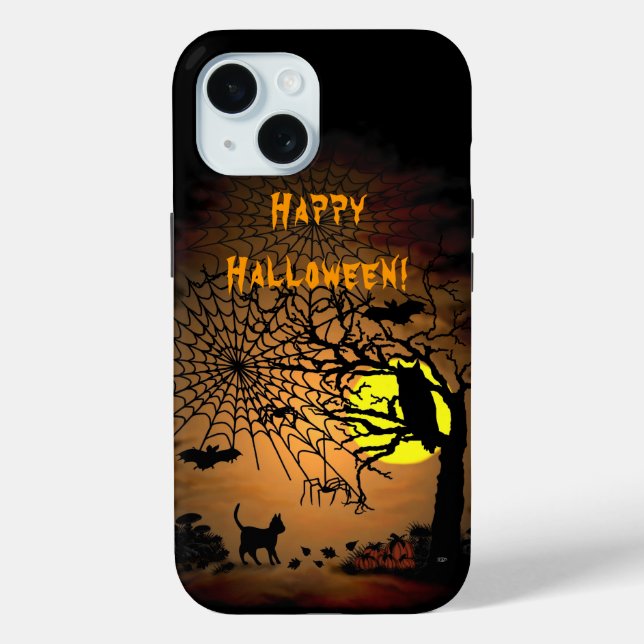 Halloween Night , Happy Halloween! Case-Mate iPhone Case (Back)