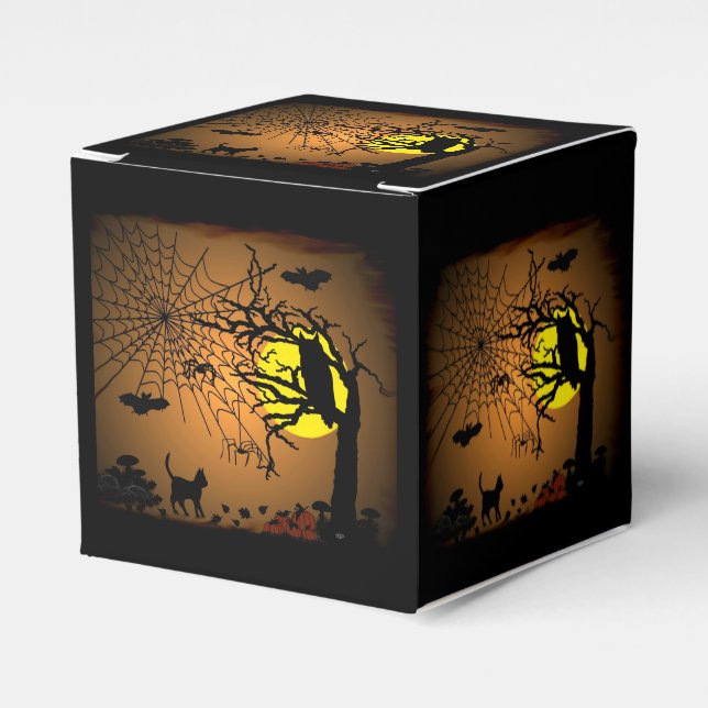 Halloween Night , Happy Halloween! Favor Boxes (Front Side)