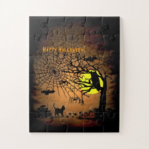 Halloween Night  Happy Halloween  Jigsaw Puzzle