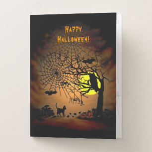 Halloween Night , Happy Halloween! Pocket Folder