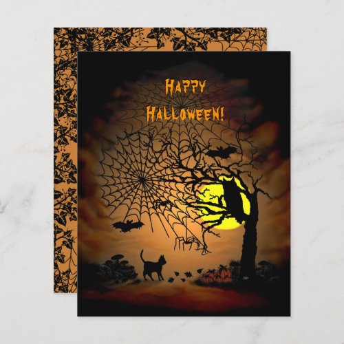 Halloween Night Happy Halloween Stationery Paper 