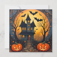 Halloween Night Haunted House, Pumpkins 
