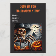 Halloween Night Invitation Customizable