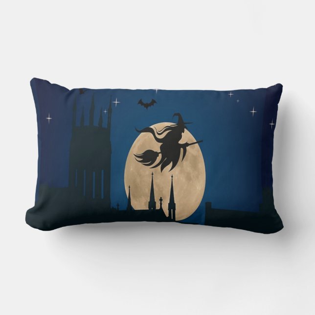 Halloween Night Lumbar Pillow (Front)