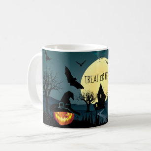 Halloween Night Mug - "Treat or Trick" MAGIC