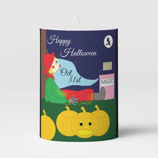 Halloween Night of Magic: Pillar Candle (Front)