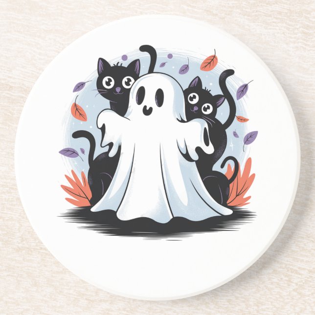 Halloween Night Prowl  Coaster (Front)