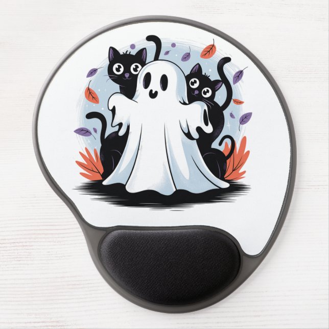 Halloween Night Prowl Gel Mouse Pad (Front)