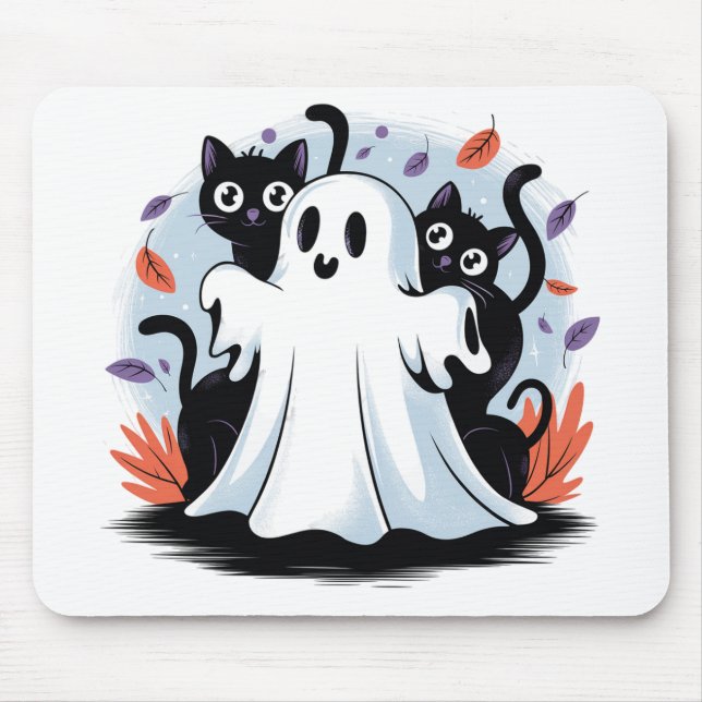Halloween Night Prowl Mouse Pad (Front)
