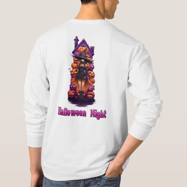 Halloween Night (Pumpkin) T-Shirt (Back)