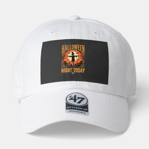 Halloween Night Scarecrow Graveyard Vintage Vector 47 Brand Hat
