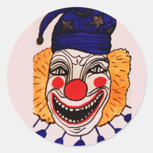 HALLOWEEN NIGHT SCARY CLOWN sticker