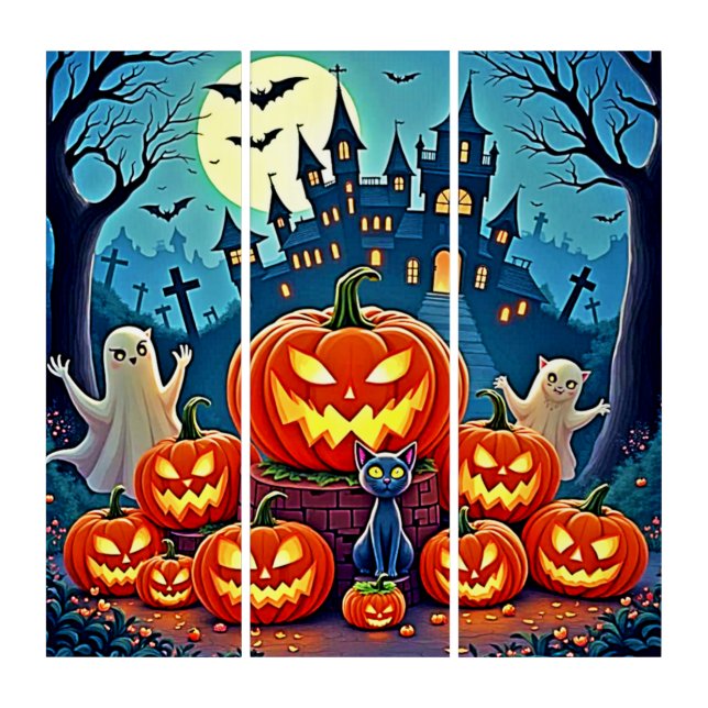 Halloween Night: Spooky Fun Art (Front)