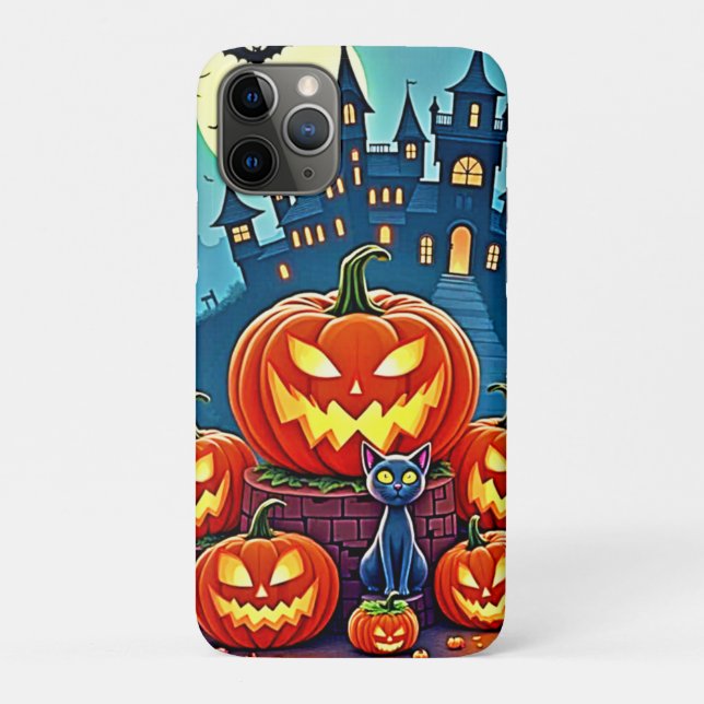 Halloween Night: Spooky Fun Art Case-Mate iPhone Case (Back)