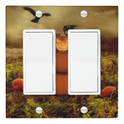 Halloween night square light switch cover