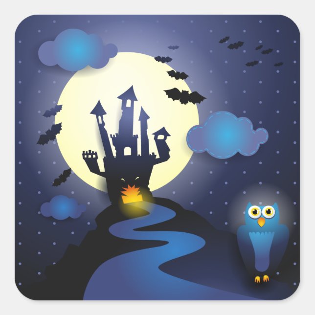 Halloween Night, sticker (Front)