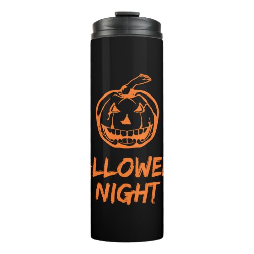 halloween night   thermal tumbler