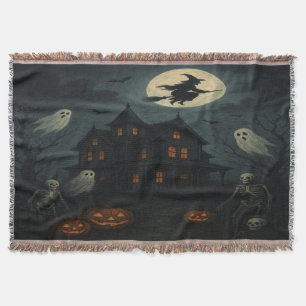 Halloween Night Throw Blanket