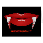 Halloween Night Vampire - Party Invitation Card (Front Horizontal)