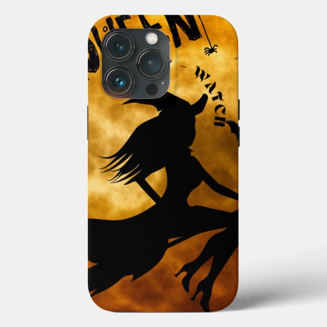 Halloween Night Watch Witch iPhone 13 Pro Case (Back)