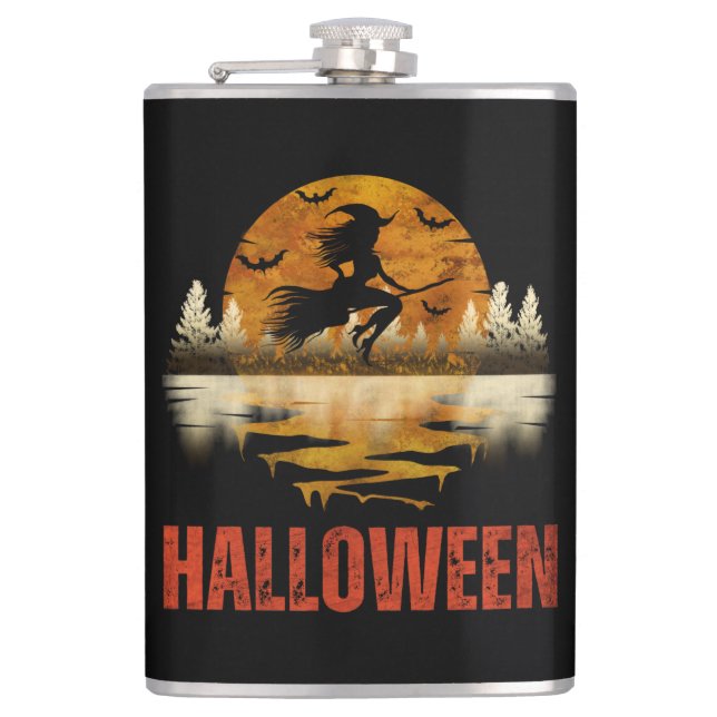 HALLOWEEN NIGHT WITCH FLASK (Front)