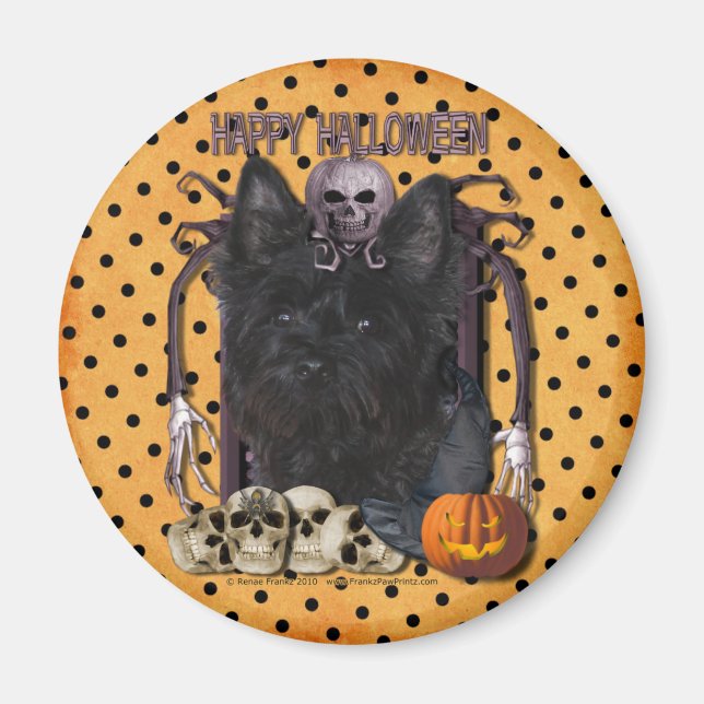 Halloween Nightmare - Cairn Terrier - Rosco Magnet (Front)