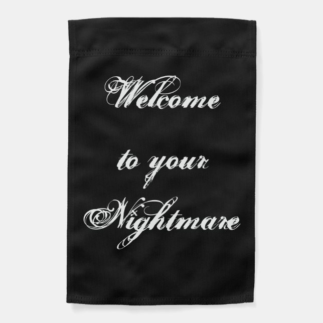 Halloween Nightmare Garden Flag (Front)