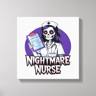 Halloween Nightmare Nurse Classic T-Shirt Canvas Print