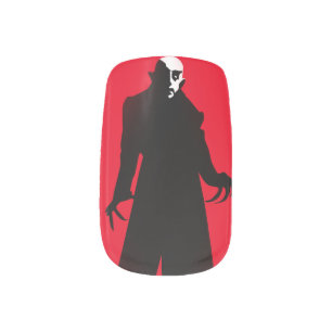 halloween nosferatu nail decals wraps stickers