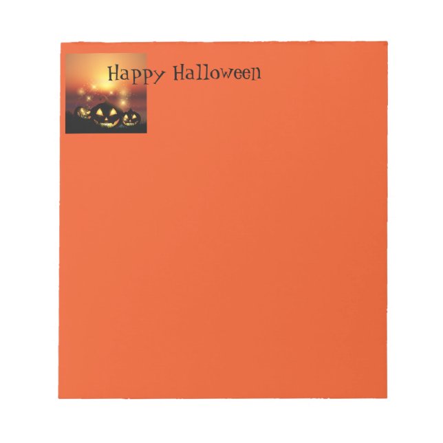 Halloween Notepad (Front)