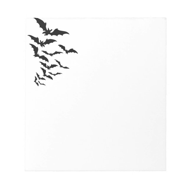 Halloween Notepad-Bats Notepad (Front)