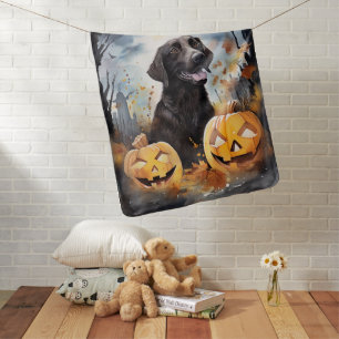 Halloween Nova Scotia With Pumpkins Scary  Baby Blanket