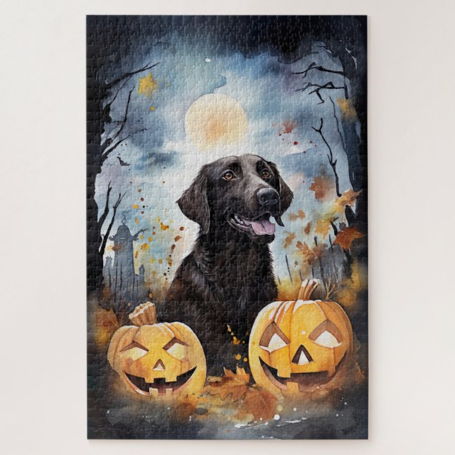 Halloween Nova Scotia With Pumpkins Scary  Jigsaw Puzzle (Vertical)