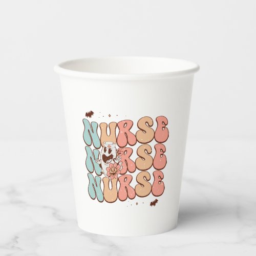 Halloween Nurse  5 Paper Cups