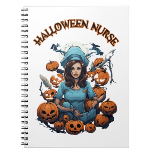 Halloween Nurse  6 Notebook