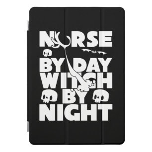 Halloween Nurse By Day Witch By Nights iPad Pro Cover