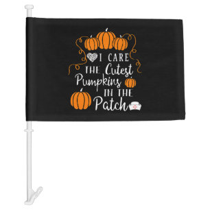 Halloween Nurse Car Flag