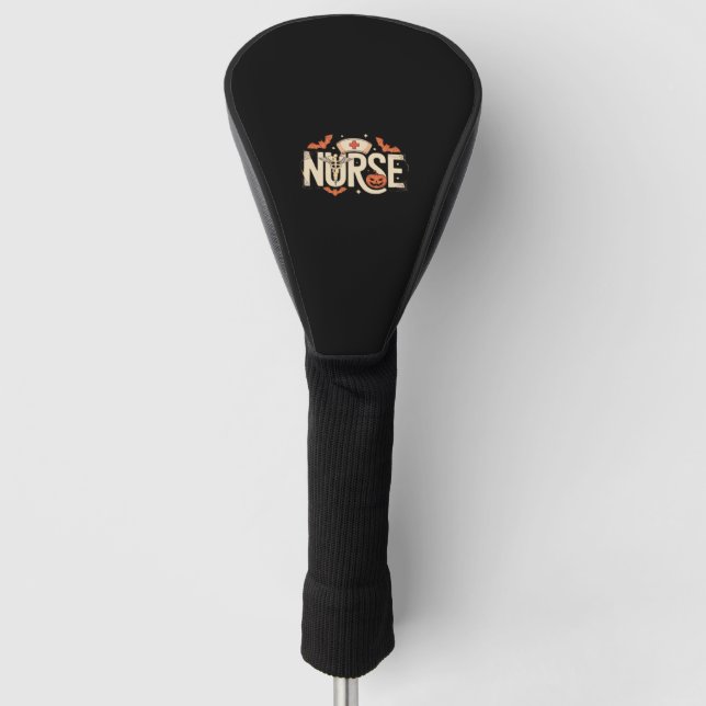 Halloween nurse Classic T-Shirt Golf Head Cover (Front)