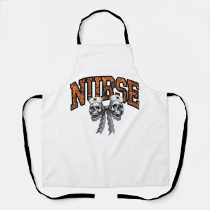 Halloween Nurse Coquette Bow Classic T-Shirt Apron