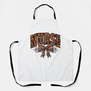 Halloween Nurse Coquette Bow Spooky Classic T-Shir Apron