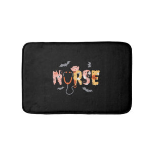 Halloween Nurse costume spooky   Bath Mat