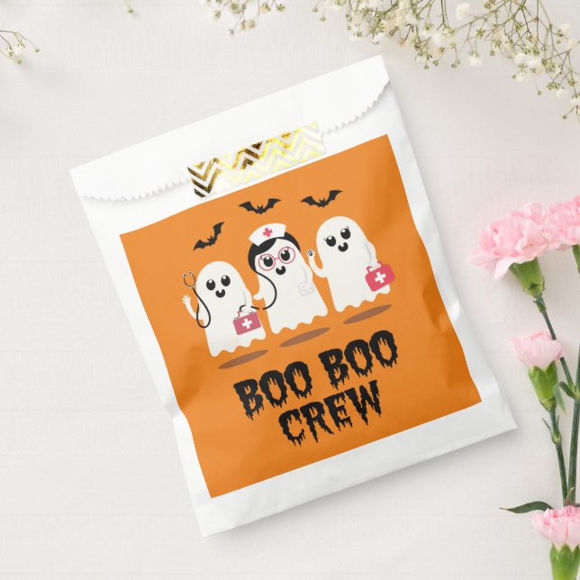 Halloween Nurse Cute Ghost Nurse  Favor Bag (Sealed)