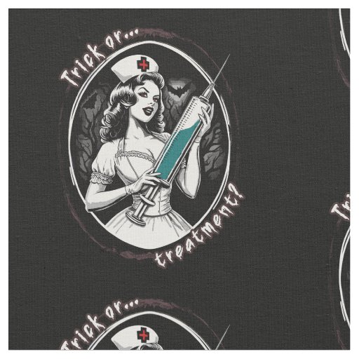 Halloween Nurse Fabric